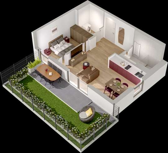 Beispiel Grundriss Earthy