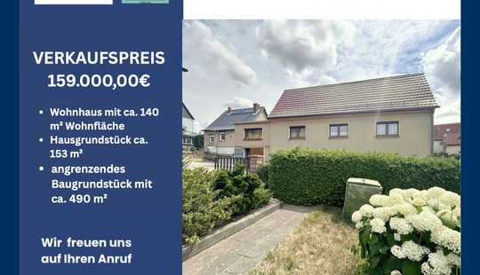 Bild von Großzügiges Wohnhaus mit Baugrundstück & 3 Garagen – vielseitige Möglichkeiten in Frohburg