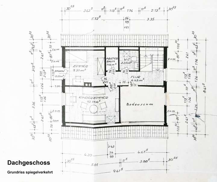 Grundriss Dachgeschoss