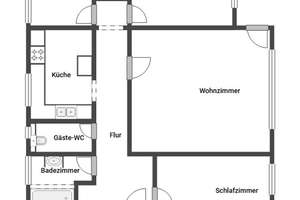 Helle 4-Zimmerwohnung mit Balkon in ruhiger Lage in Mönchengladbach-Wickrath – Die vollständige Adresse der Immobilie erhältst du vom Anbieter., 41189 Wickrath-Mitte, Mönchengladbach – Vorschaubild 11