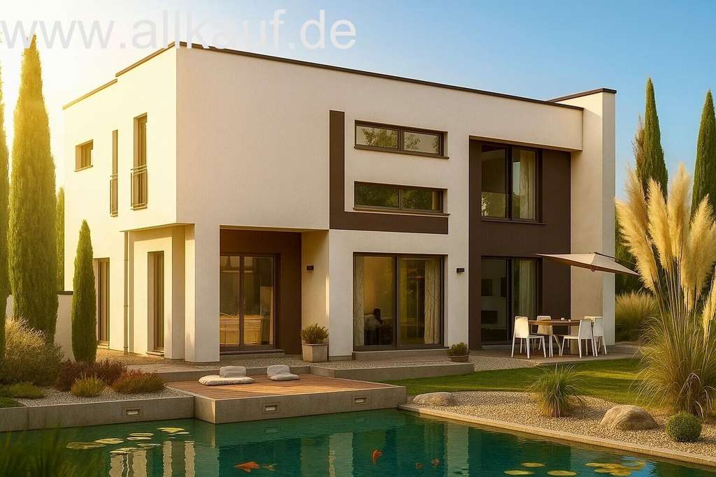 Bauhausvilla in Landshuts bester Lage - bezugsfertiges Bauen auf höchstem Niveau