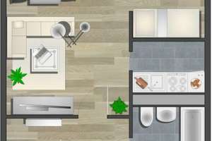 1-Raum-Wohnung mit Badewanne – Albert-Köhler-Str. 44, 9122 Morgenleite, Chemnitz – Vorschaubild 5