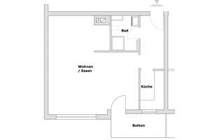 Stuttgart-Mitte: Tolle, sehr schöne 1,5-Zi.-Wohnung mit EBK und Balkon – Die vollständige Adresse der Immobilie erhältst du vom Anbieter., 70184 Dobel, Stuttgart – Vorschaubild 12