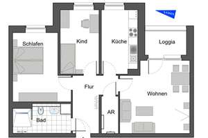 NEUBAUPROJEKT! Gute Lage in Köln-Holweide – August-Strindberg-Str. 11, 51067 Holweide, Köln – Vorschaubild 4