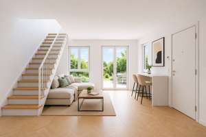 Haus-im-Haus in ruhiger Parklage – modernes Wohnen auf zwei Ebenen mit Balkon und Gartenanteil
