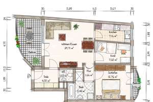 Moderner Wohnkomfort in exklusiver Lage im Waldstraßenviertel – 4105 Zentrum-Nordwest, Leipzig – Vorschaubild 8