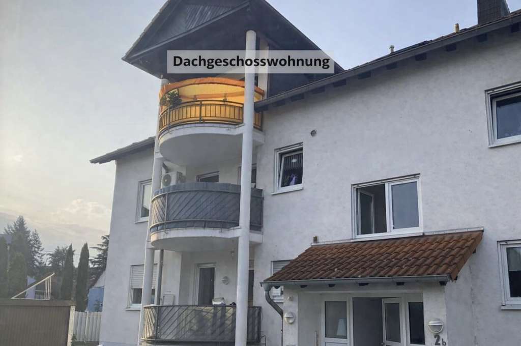 Immobilie in Guntersblum - Sehr schöne 3 Zimmer Dachgeschoss Wohnung mit 2 PKW-Stellplätzen für Kapitalanleger o. Eigennutzung - Bild 1