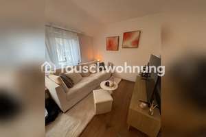 Tauschwohnung: Moderne 2-Zimmer-Wohnung mit kleinem Garten und Büro