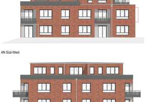 Ihre Neubau 3-Zimmer-Wohnung im 1. OG im KfW 40 Standard - Wohnquartier "Zum Roten Berge" – Die vollständige Adresse der Immobilie erhältst du vom Anbieter., 48165 Hiltrup-Mitte, Münster – Vorschaubild 3