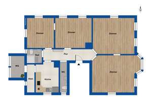 Denkmalgeschützte 4-Zimmer-Altbauwohnung im 1.OG zentral in Stuttgart-Degerloch – Die vollständige Adresse der Immobilie erhältst du vom Anbieter., 70597 Degerloch (Ortsteil), Stuttgart – Vorschaubild 14
