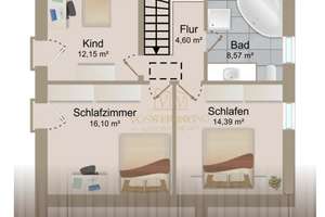 Wundervolles Einfamilienhaus in Waldrand- bzw. Sackgassenlage mit ELW, Garage und KFZ Stellplätzen – 61137 Schöneck – Vorschaubild 12