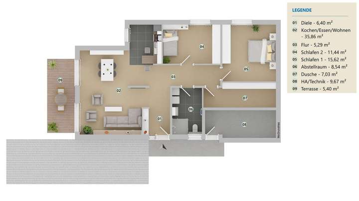 Untergeschoss Grundriss