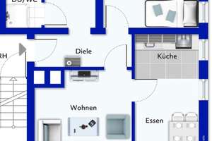 Zentrale Gewerbefläche mit Wohnungscharakter in gepflegtem Mehrfamilienhaus in Essen Rütenscheid! – Die vollständige Adresse der Immobilie erhältst du vom Anbieter., 45133 Bredeney, Essen – Vorschaubild 7