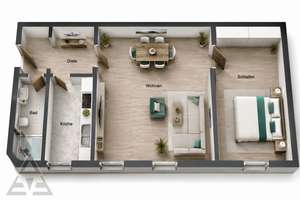 Apartment in schönem Altbau in Düsseldorf Unterbilk – Die vollständige Adresse der Immobilie erhältst du vom Anbieter., 40219 Unterbilk, Düsseldorf – Vorschaubild 8