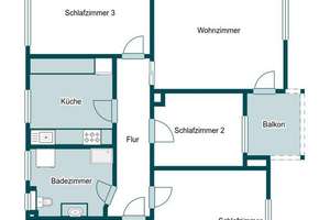 Stilvolle 4-Zimmer-Hochparterre-Wohnung mit Balkon und Stellplatz in Ingolstadt – Die vollständige Adresse der Immobilie erhältst du vom Anbieter., 85051 Münchener Straße, Ingolstadt – Vorschaubild 26