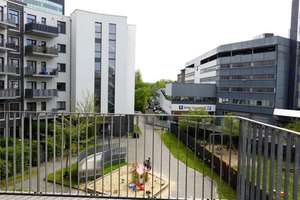 2 Zimmer Whg. mit EBK und S/W Balkon, Fernblick, Fußbodenheizung u. Gäste WC in D-Flingern – Frank-Zappa-Str. 14, 40235 Flingern Nord, Düsseldorf – Vorschaubild 2