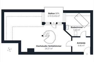 Schöne Maisonette-Dachgeschosswohnung in einem kleinen Mehrfamilienhaus mit nur 6 Einheiten in Solln – Die vollständige Adresse der Immobilie erhältst du vom Anbieter., 81479 Solln, München – Vorschaubild 30