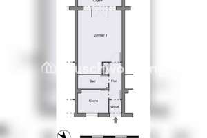 Tauschwohnung: Schöne 1 Zimmer Wohnung in Bramfeld (Am Damm) – Bramfelder Chaussee 493, 22175 Bramfeld, Hamburg – Vorschaubild 2