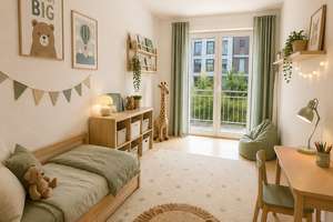 Seltene Gelegenheit in der Zellerau: Großzügige 3-Zimmer-Wohnung mit Balkon – Wredestraße 18b, 97082 Zellerau, Würzburg – Vorschaubild 3