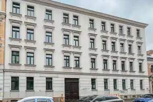 Wohnen mit Grün: Gemütliche 2-Zi.-Wohnung mit Balkon nahe dem Volkspark - Denkmalschutz – Leipzig – Vorschaubild 1