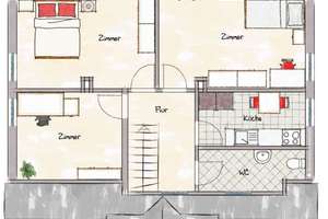 Charmantes Einfam.-Wohnhaus mit zwei Garagen, Pergola und Garten in beliebter Lage, Wohnfl. 135m²,  – Die vollständige Adresse der Immobilie erhältst du vom Anbieter., 97486 Königsberg in Bayern – Vorschaubild 34