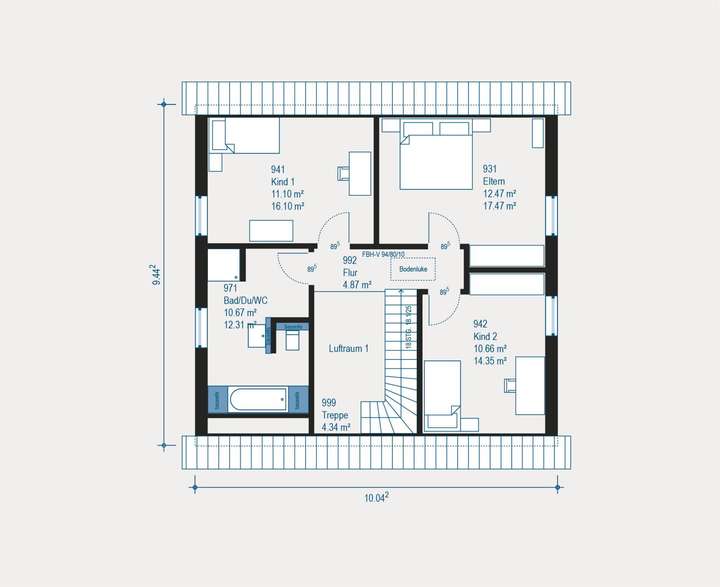 Familienfreundlicher Grundriss