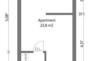 Wunderschön renovierte 1-Zi.-Wohnung direkt am Luitpoldpark, bezugsfrei zum 31.01.2026 – München – Vorschaubild 9