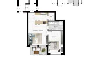 Neubau - 2 Zimmer Wohnung mit Fußbodenheizung und Balkon – Nelkenstr. 28, 42283 Wuppertal – Vorschaubild 8