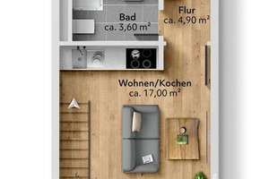 Außergewöhnliche Wohnung mit Galerie – Die vollständige Adresse der Immobilie erhältst du vom Anbieter., 81377 Am Waldfriedhof, München – Vorschaubild 12
