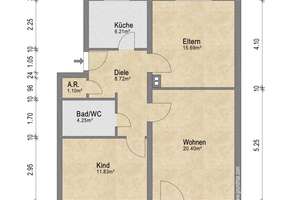 sanierte 3-Zimmer-Wohnung mit EBK, Balkon in Leverkusen – Die vollständige Adresse der Immobilie erhältst du vom Anbieter., 51377 Steinbüchel, Leverkusen – Vorschaubild 19