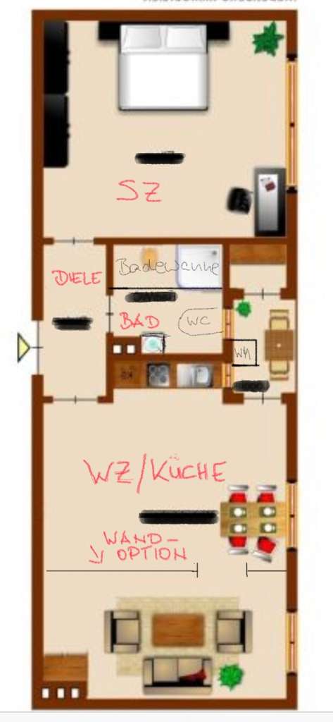 Auch für Kapitalanleger interessant: Helle 2-Zimmer- Wohnung in guter Lage von Velbert