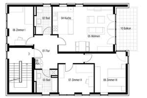 Traumwohnung für die gesamte Familie! Mit Balkon und EBK auf 112m² – Rüthstraße 3, 65189 Südost, Wiesbaden – Vorschaubild 7