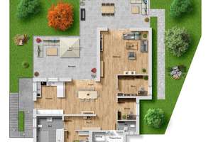 Attraktives, vermietetes Zweifamilienhaus mit Garagen, Carport und Garten in Aachen-Friesenrath! – Hundertsweg 3, 52076 Walheim, Aachen – Vorschaubild 4