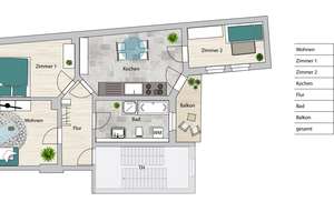 3 Zimmer, Küche, Bad in guter Lage im Paulusviertel. Familientauglich und mit Balkon! – Carl-von-Ossietzky-Straße 28, 6114 Paulusviertel, Halle (Saale) – Vorschaubild 12
