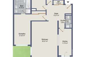 Gepflegte 4-Zimmer-Wohnung mit Gartenanteil und TG-Stellplatz – Die vollständige Adresse der Immobilie erhältst du vom Anbieter., 90427 Boxdorf, Nürnberg – Vorschaubild 13