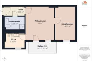 Clever investieren oder selbst einziehen: Charmante 2-Zimmer-Wohnung in Stadtfeld-Ost – Die vollständige Adresse der Immobilie erhältst du vom Anbieter., 39108 Stadtfeld Ost, Magdeburg – Vorschaubild 7