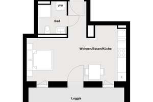 WE7.2 | Neuwertiges Apartment mit EBK und Süd-Loggia im Palais Candis. Frei ab 01.04. – Die vollständige Adresse der Immobilie erhältst du vom Anbieter., 93055 Ostenviertel, Regensburg – Vorschaubild 14