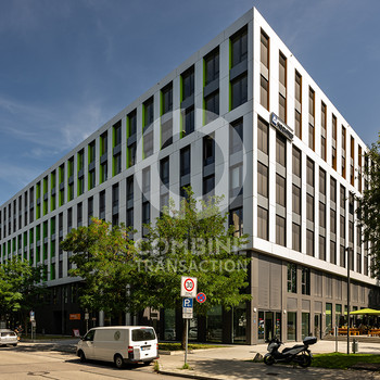 Büroflächen im Trendviertel mit optimaler Infrastruktur. combine Transaction.