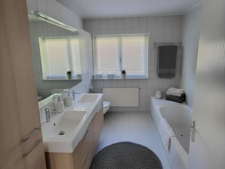 Großzügiges Tageslichtbad ...