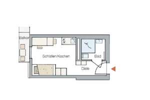 Erstbezug: Charmante 1-Zimmer-Wohnung im 2. OG mit Balkon in Erlangen-Süd – Anton-Bruckner-Str. 1, 91052 Röthelheim, Erlangen – Vorschaubild 8