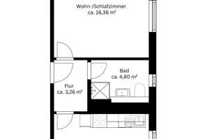 Frisch renovierte 1,5-Zimmer-Wohnung mit moderner Einbauküche in zentraler Lage – Feselenstraße 8, 85053 Südost, Ingolstadt – Vorschaubild 23