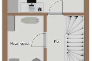 MIT 3D-TOUR! 
Gepflegtes RMH mit viel Gestaltungspotenzial 
in MA-Käfertal – Die vollständige Adresse der Immobilie erhältst du vom Anbieter., 68309 Käfertal, Mannheim – Vorschaubild 22