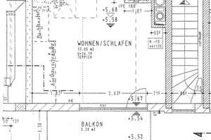 Brück Immobilien - Oberstes Stockwerk -  Sehr gepflegte 1 Zi.-DG-Wohnung mit Süd/Ost-Balkon – Die vollständige Adresse der Immobilie erhältst du vom Anbieter., 81827 Waldtrudering, München – Vorschaubild 2