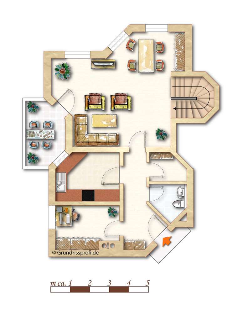 Immobilie in Laudenbach - ... mit Fliesenboden, zwei Pkw-Stellplätzen und Sonnenbalkon - Bild 4