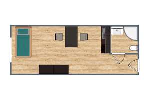 Erstbezug, möbliert, allincl. ! Helles, modernes Apartment in zentraler Lage von Ingolstadt – Richard-Wagner-Straße 1, 85057 Nordwest, Ingolstadt – Vorschaubild 10