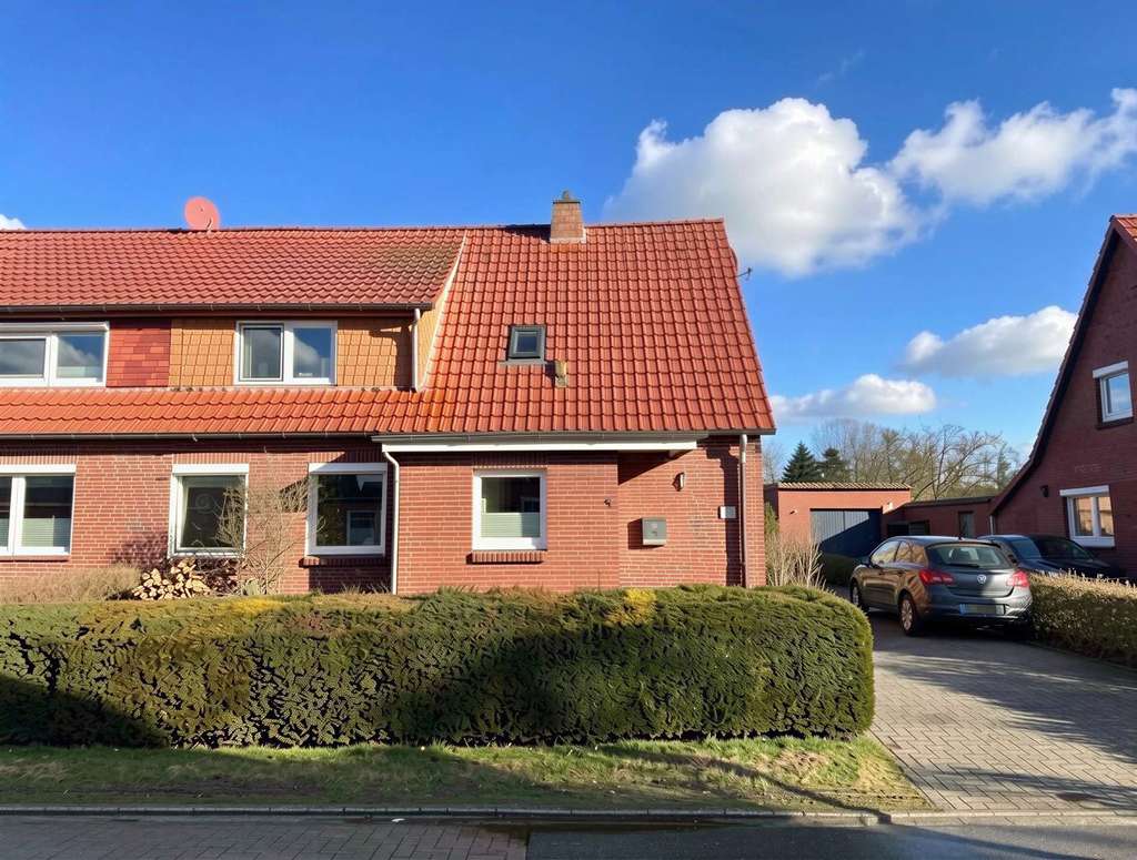 Immobilie in Schortens - Doppelhaushälfte mit Wintergarten & Garage in Roffhausen - Bild 1