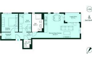 Eigentumswohnung mit Südwest-Loggia und Gäste-WC – Roermonder Straße 76, 52072 Ponttor, Aachen – Vorschaubild 8