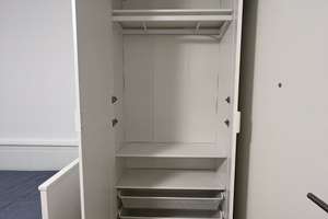 Modernes, möbliertes 1-Zimmer-Studentenapartment mit Terrasse | Nähe Audi | EG | 21 m² – Unterer Grasweg 71, 85055 Nordost, Ingolstadt – Vorschaubild 6