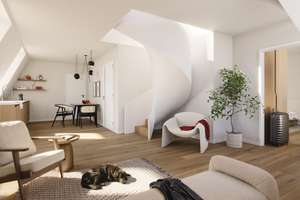 Aubing: 2-Zimmer-Penthouse mit größter Dachterrasse – Neubau, provisionsfrei – Hoheneckstraße 27, 81243 Aubing-Süd, München – Vorschaubild 2