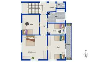 Einfamilienhaus mit Garten und Garage in Spaichingen – Die vollständige Adresse der Immobilie erhältst du vom Anbieter., 78549 Spaichingen – Vorschaubild 13